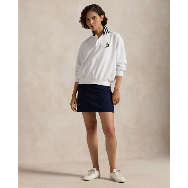 Polo Bear Fleece Long-Sleeve Polo Shirt