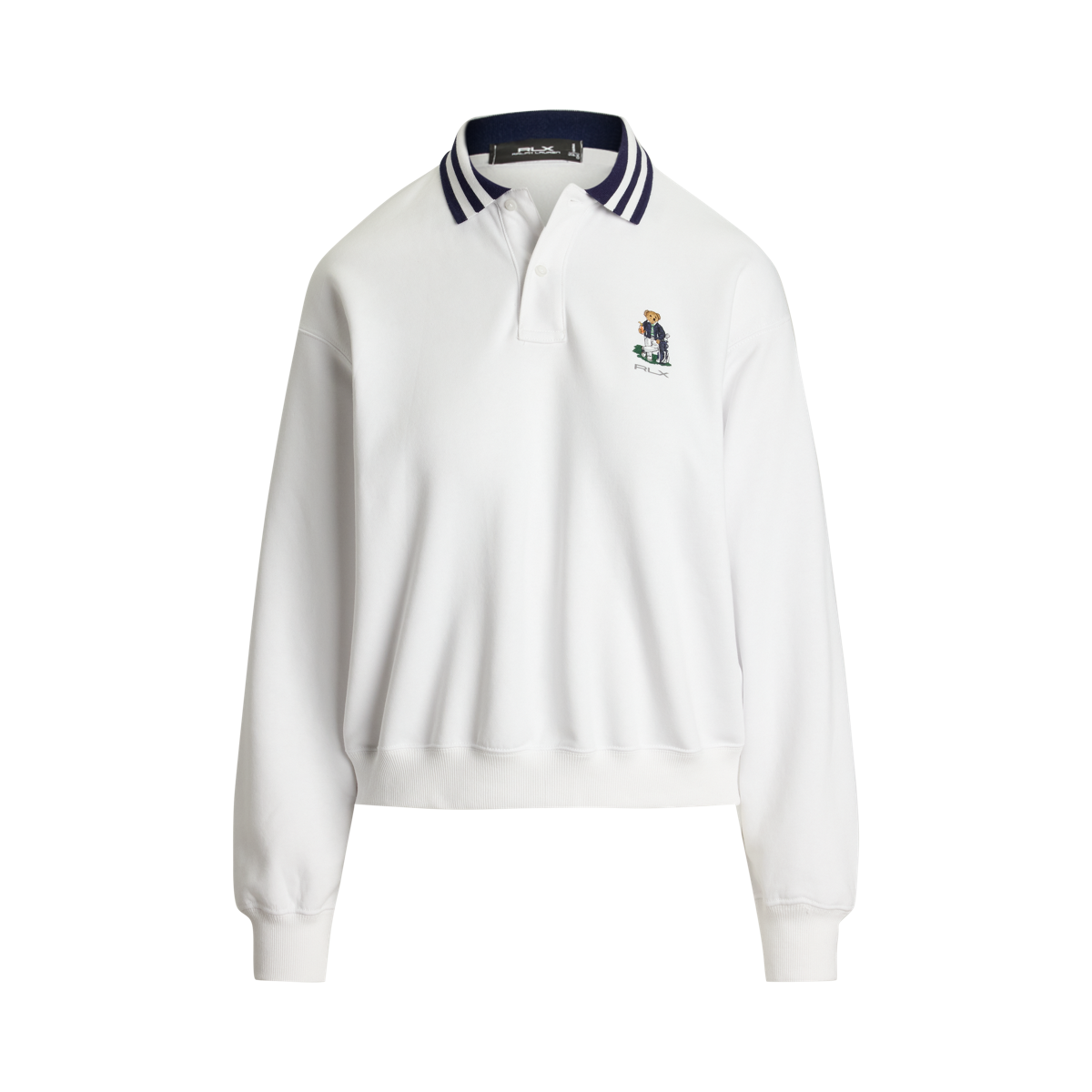 Polo Bear Fleece Long-Sleeve Polo Shirt