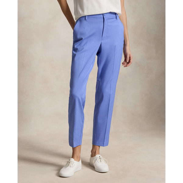Pantal&oacute;n de sarga el&aacute;stica y 5 bolsillos RLX en Azul neblina 4