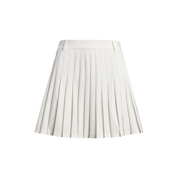 Ceramic White 15" Pleated A-Line Performance Skort RLX 2