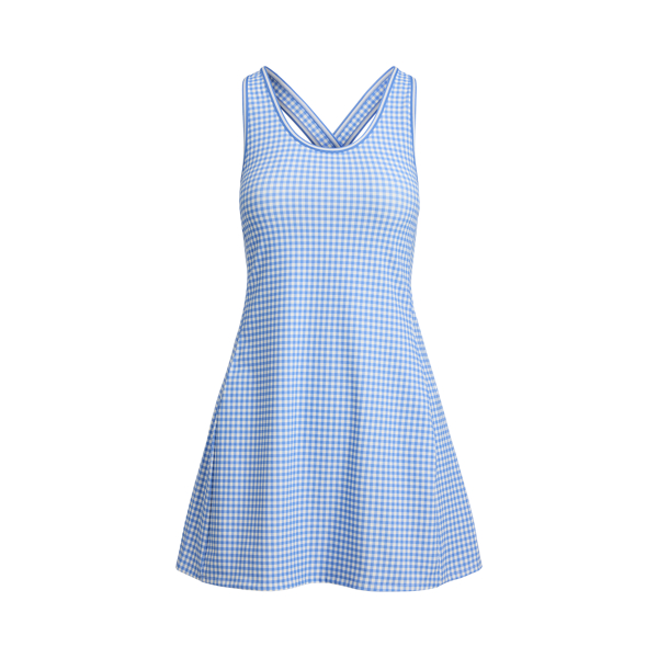 Gingham Crisscross Interlock Dress
