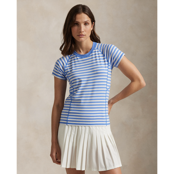 Striped Stretch Jersey Tee