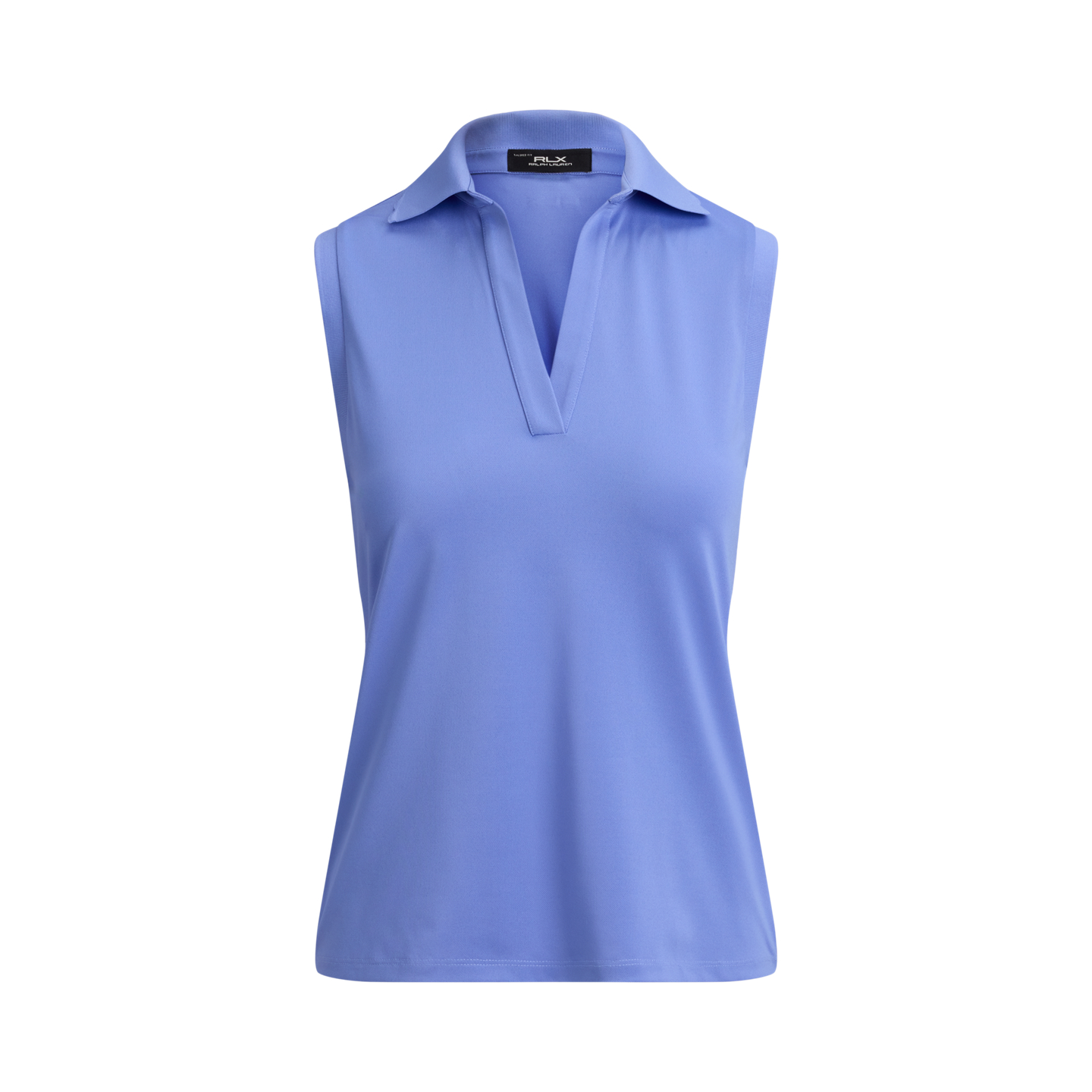 Женское поло Ralph Lauren Tailored Fit Sleeveless Polo, цвет: Синий туманный — фото 5