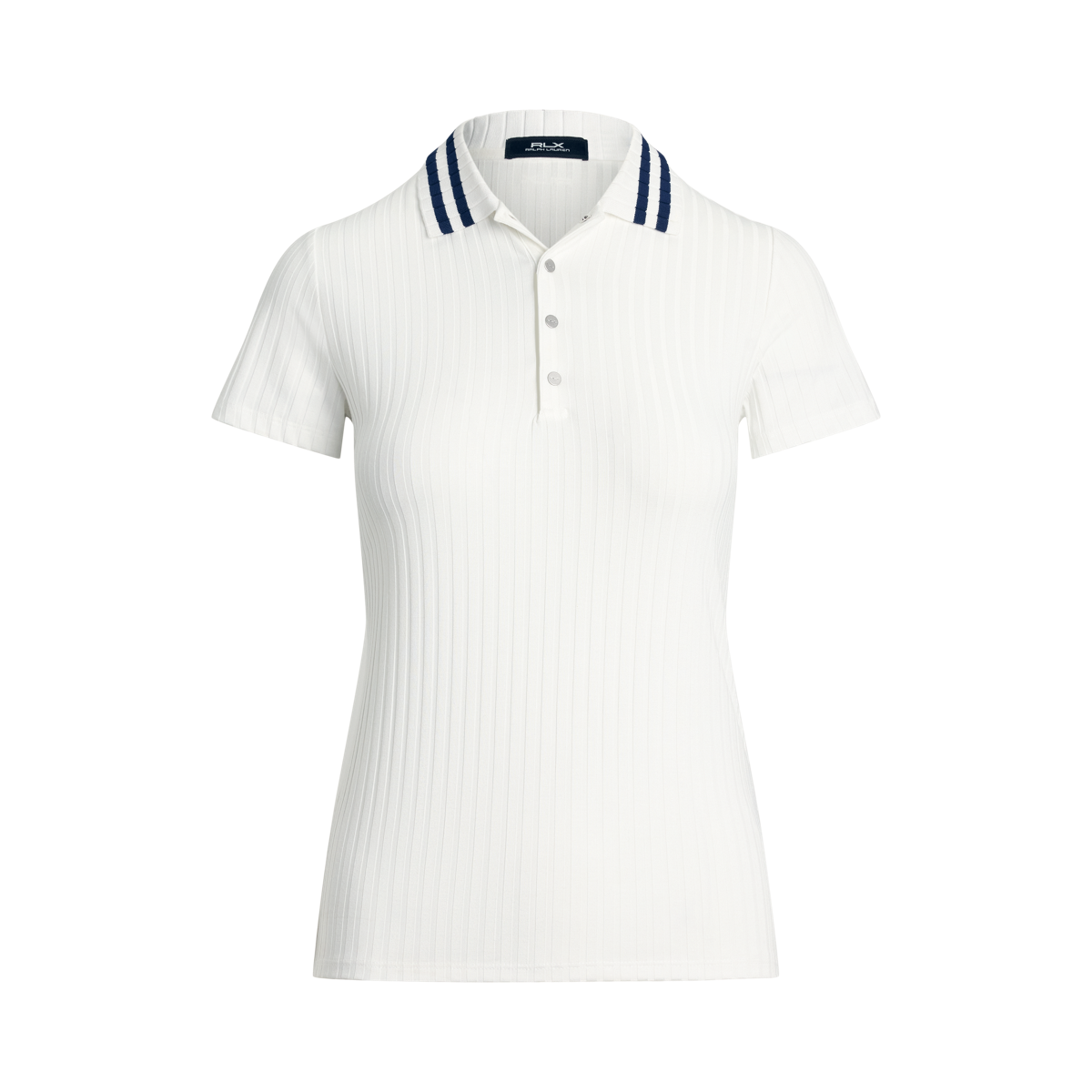 Slim Fit Ribbed Polo Shirt