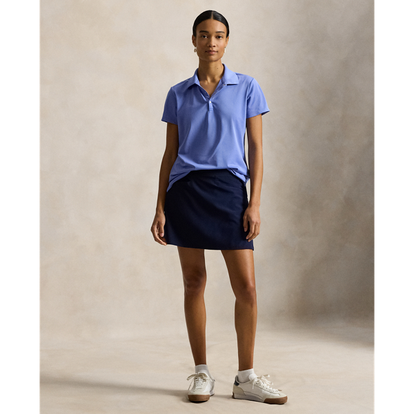 Blue Mist Tailored Fit Piqu&eacute; Polo Shirt RLX 4