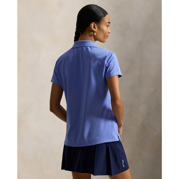 Blue Mist Tailored Fit Piqu&eacute; Polo Shirt RLX 5