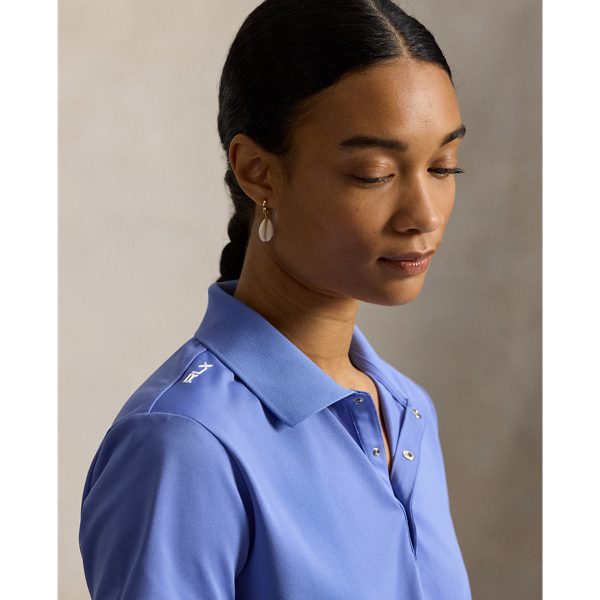 Blue Mist Tailored Fit Piqu&eacute; Polo Shirt RLX 6