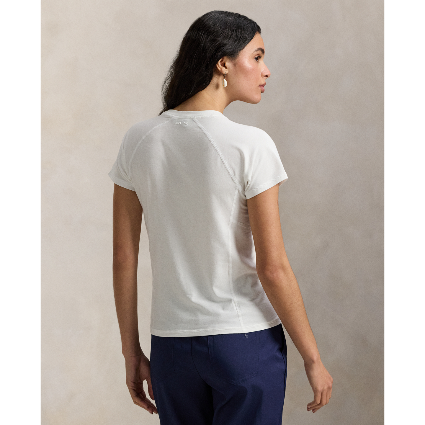 Женская футболка Ralph Lauren Performance Jersey, цвет: Белый — фото 2