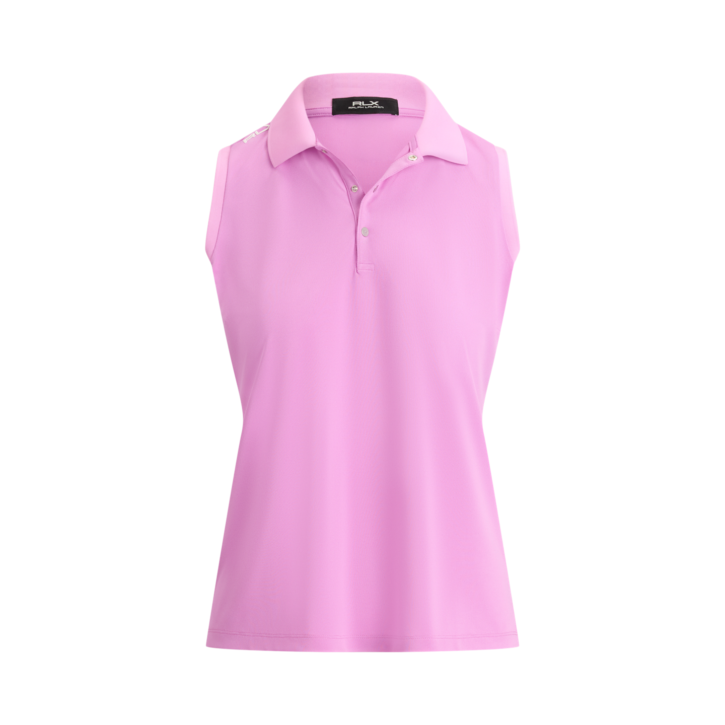 Женское поло Ralph Lauren Classic Fit Sleeveless Polo, цвет: Фиолетовый — фото 5
