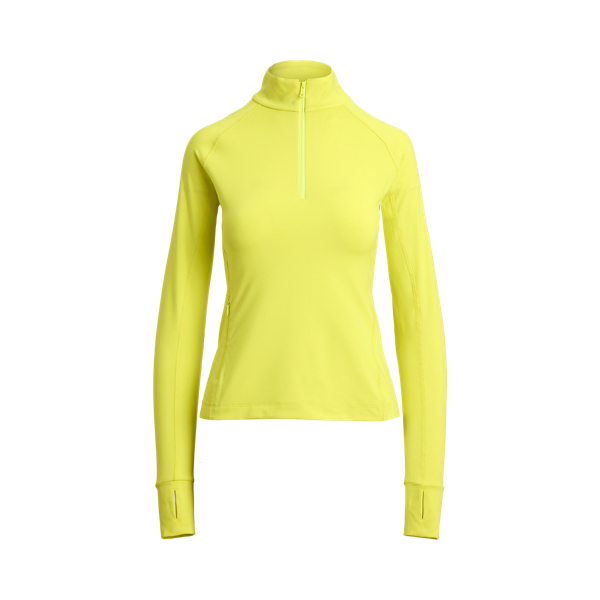Sleeveless Quarter-Zip Polo Shirt