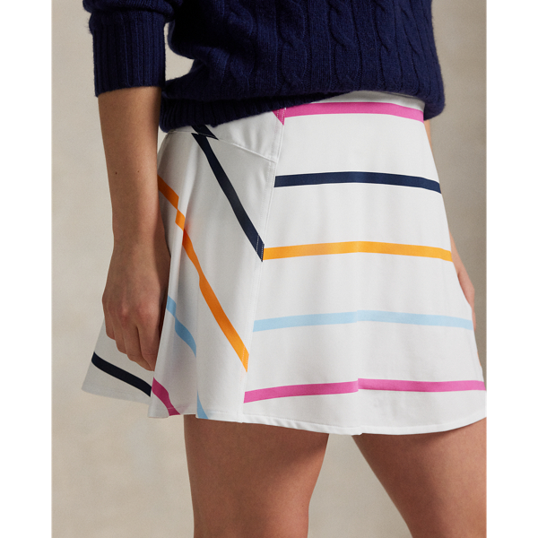 15" Striped A-Line Skort
