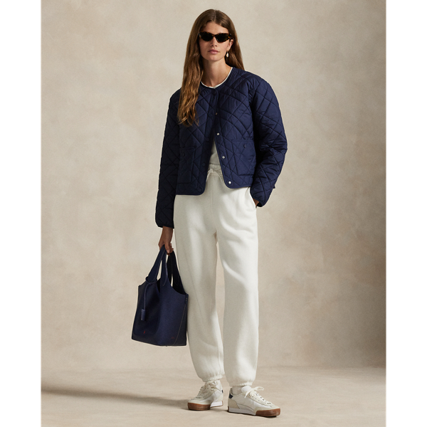 Refined Navy Quilted Jacket RLX 4