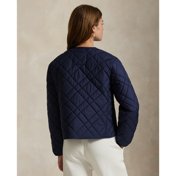 Refined Navy Quilted Jacket RLX 5