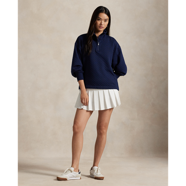 キルテッド ハーフジップ プルオーバー | ラルフ ローレン公式