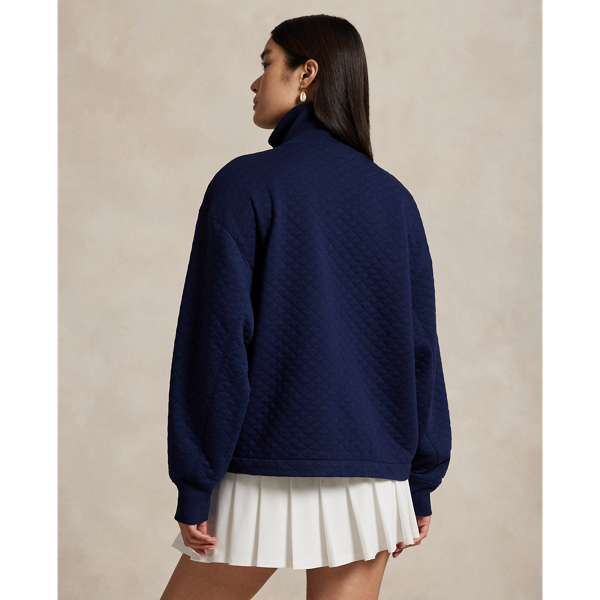 キルテッド ハーフジップ プルオーバー | ラルフ ローレン公式