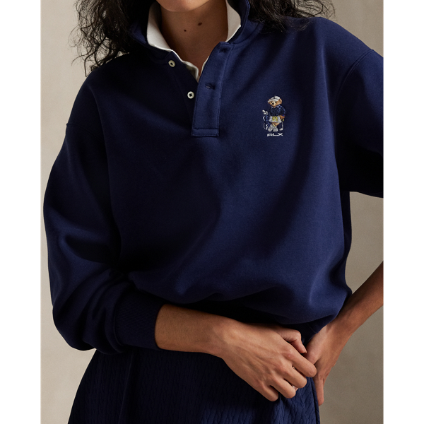 Polo ベア フリース ロングスリーブ ポロシャツ | ラルフ