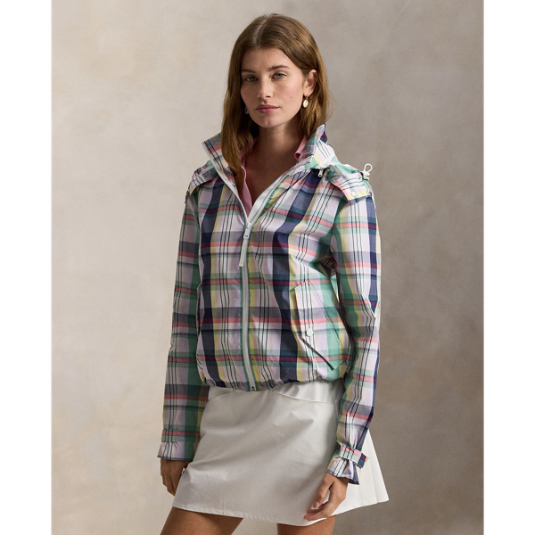 チェック フーデッド レイン ジャケット | ラルフ ローレン公式