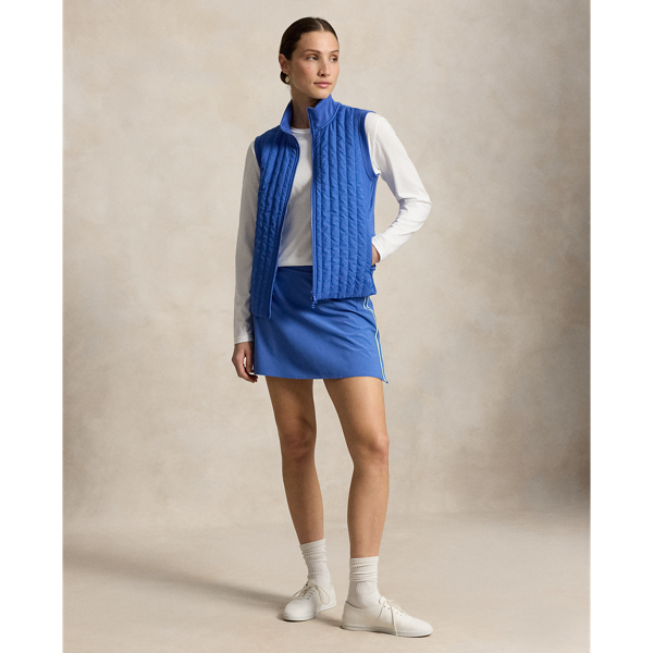 Gilet hybride zipp&eacute; RLX en Royal moderne 4