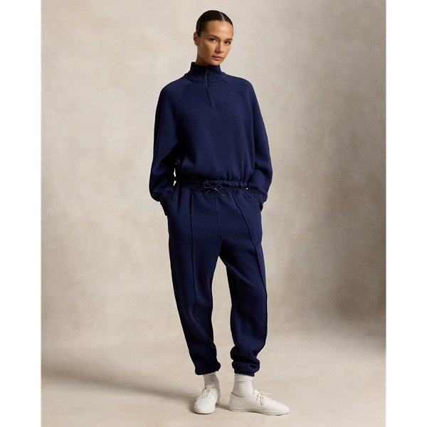 フリース クォータージップ プルオーバー