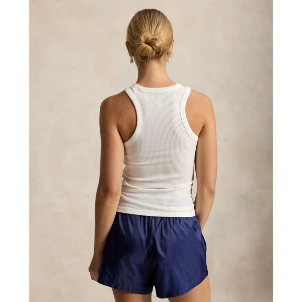Ceramic White Cutaway Tank Top RLX 5