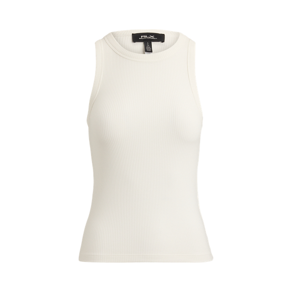 Ceramic White Cutaway Tank Top RLX 2