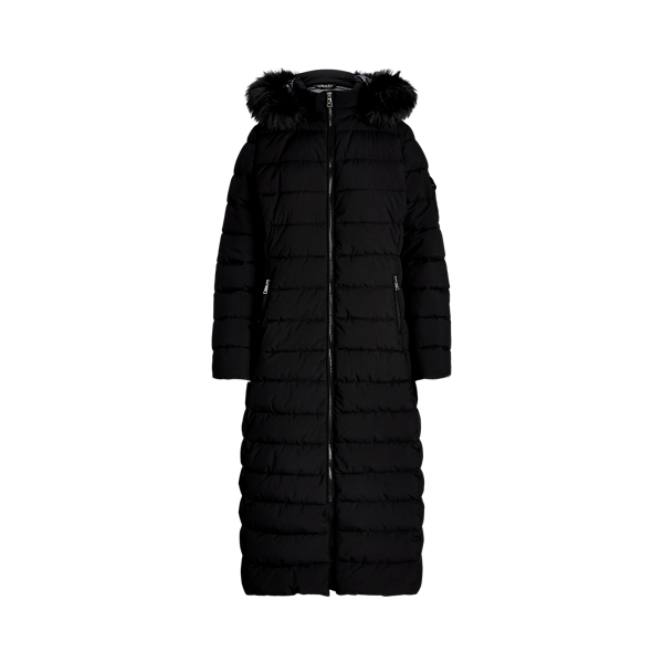 Doudoune capuche bordure fausse fourrure pour femme Ralph Lauren® BE