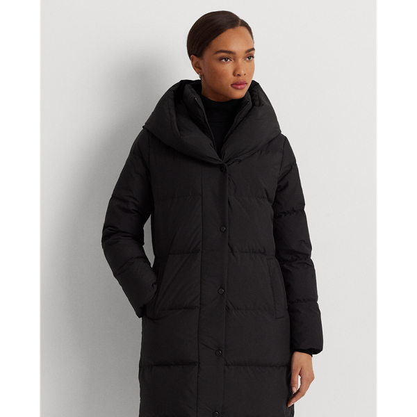 【Lauren Ralph Lauren】Oversize-Collar Down Coat◆国内発送◆ Oversize-Collar Down Coat