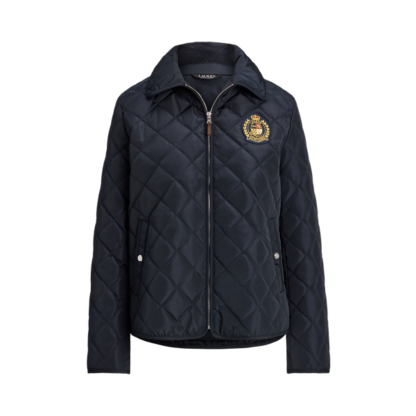 Veste matelass?�e en losange ?� ?�cusson pour femme | Ralph Lauren?� FR