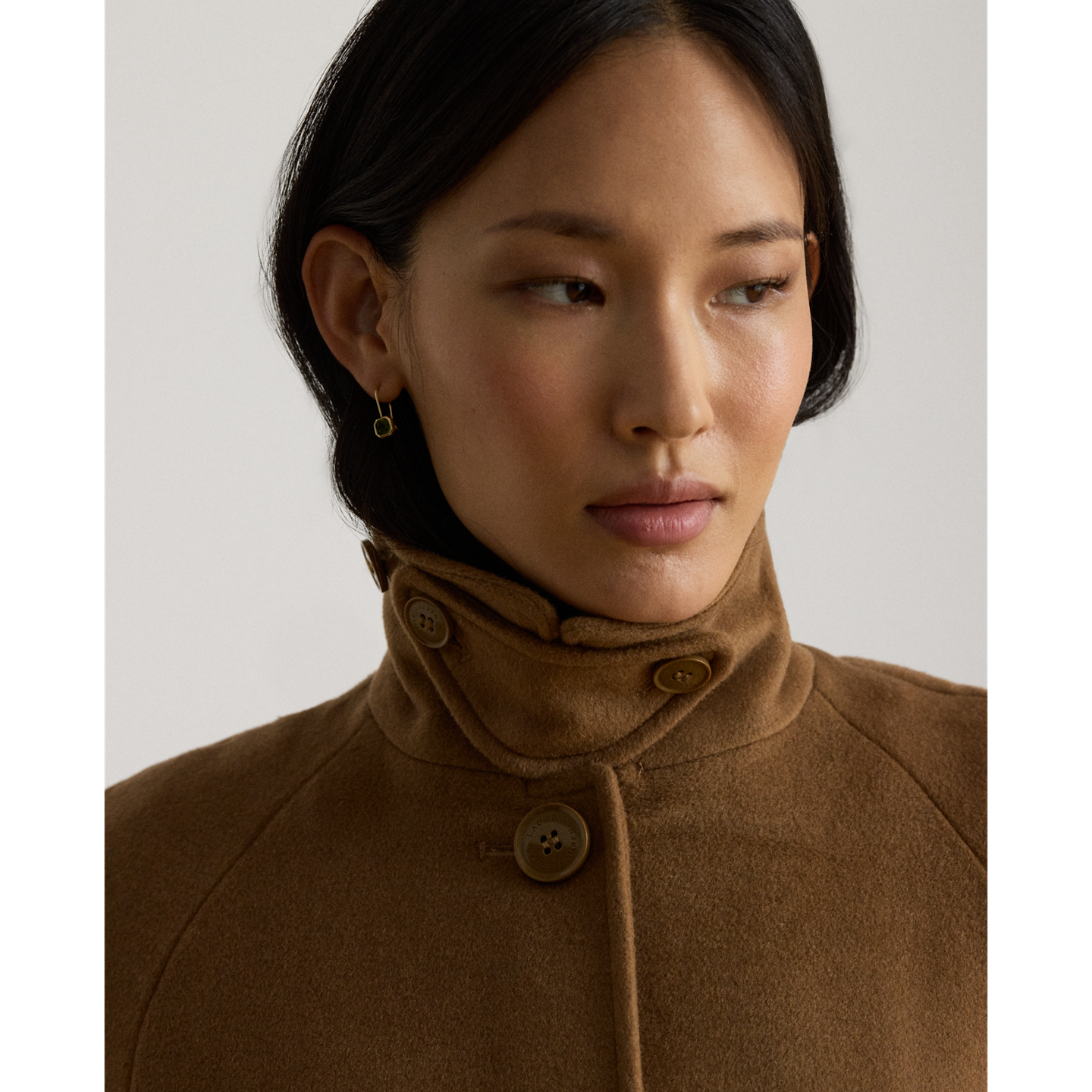 Женское пальто Ralph Lauren Belted Wool-Blend Trench, цвет: New Vicuna — фото 4