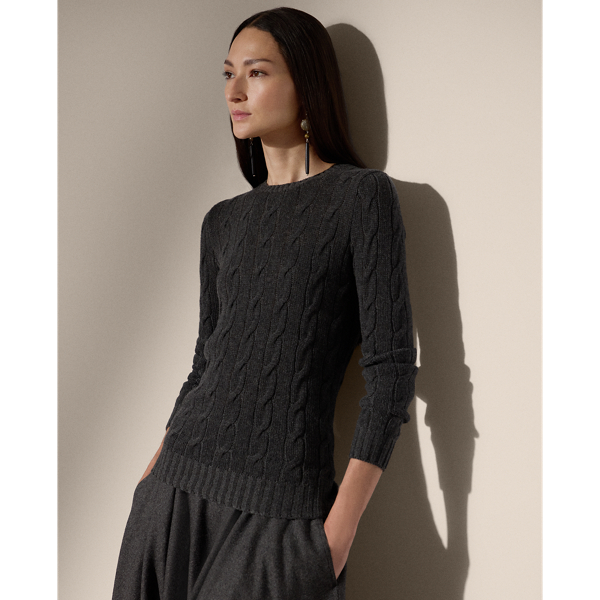 Cable-Knit Cashmere Sweater