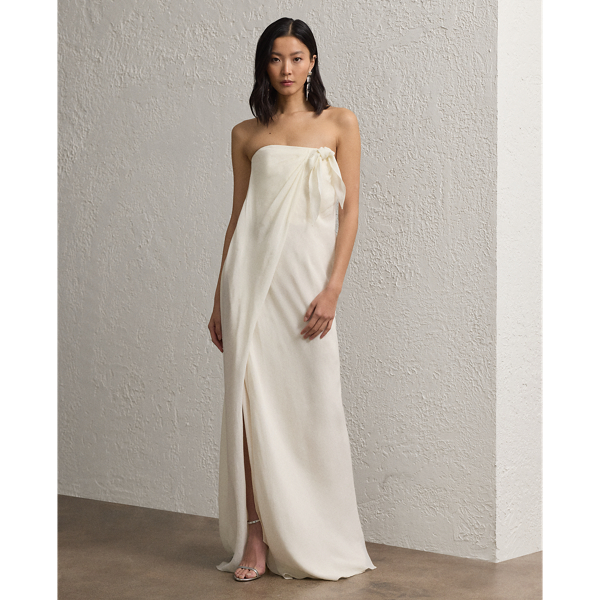 Linen evening dress best sale