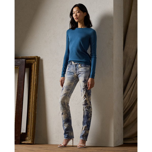 Rundhalspullover aus Kaschmir Ralph Lauren Collection in Antik-Blau 4
