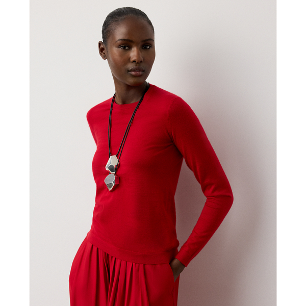 Pull col rond en cachemire