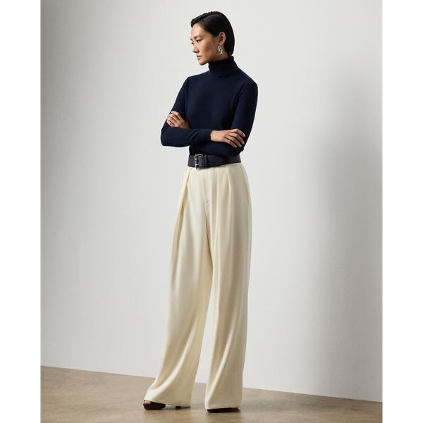Icon Navy Cashmere Roll Neck Jumper Ralph Lauren Collection 4