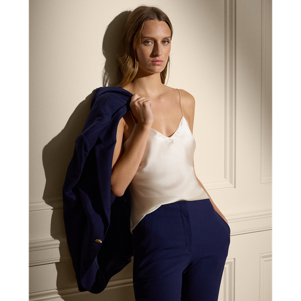 Annelia Washed Silk Charmeuse Camisole