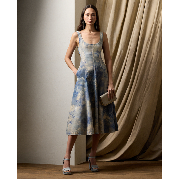 Tarian Denim Sleeveless Day Dress