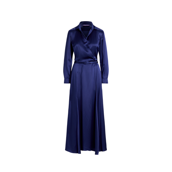 Aniyah Silk Satin Day Dress