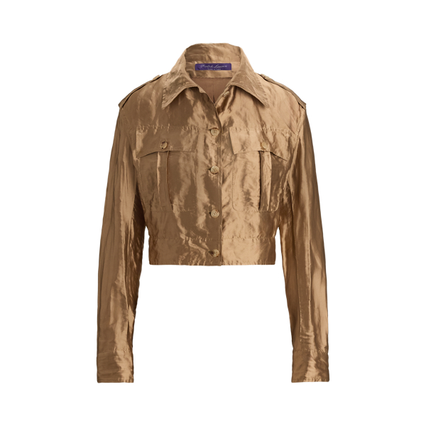 Seona Metallic Organza Field Jacket