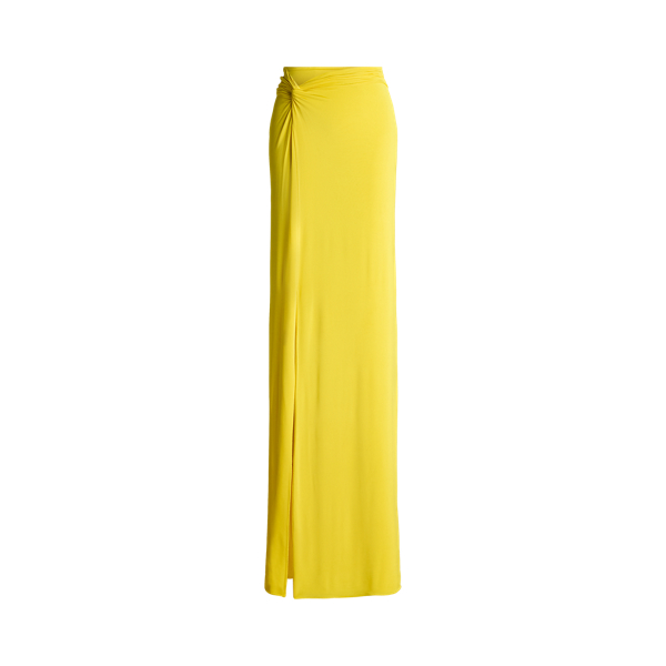 Maxi jupe sarong en jersey