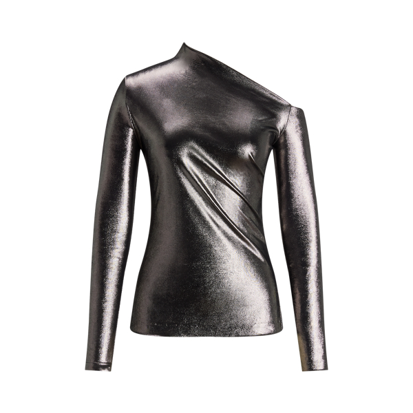 Maglia in jersey metallizzato