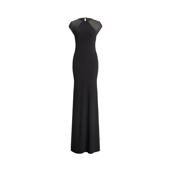 Robe opaque transparente manches courtes