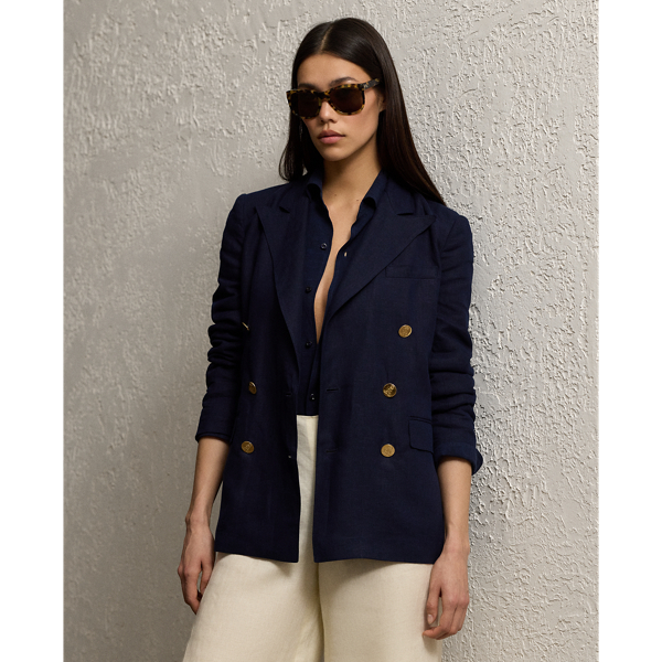 Lux Navy Camden Linen Jacket Ralph Lauren Collection 1