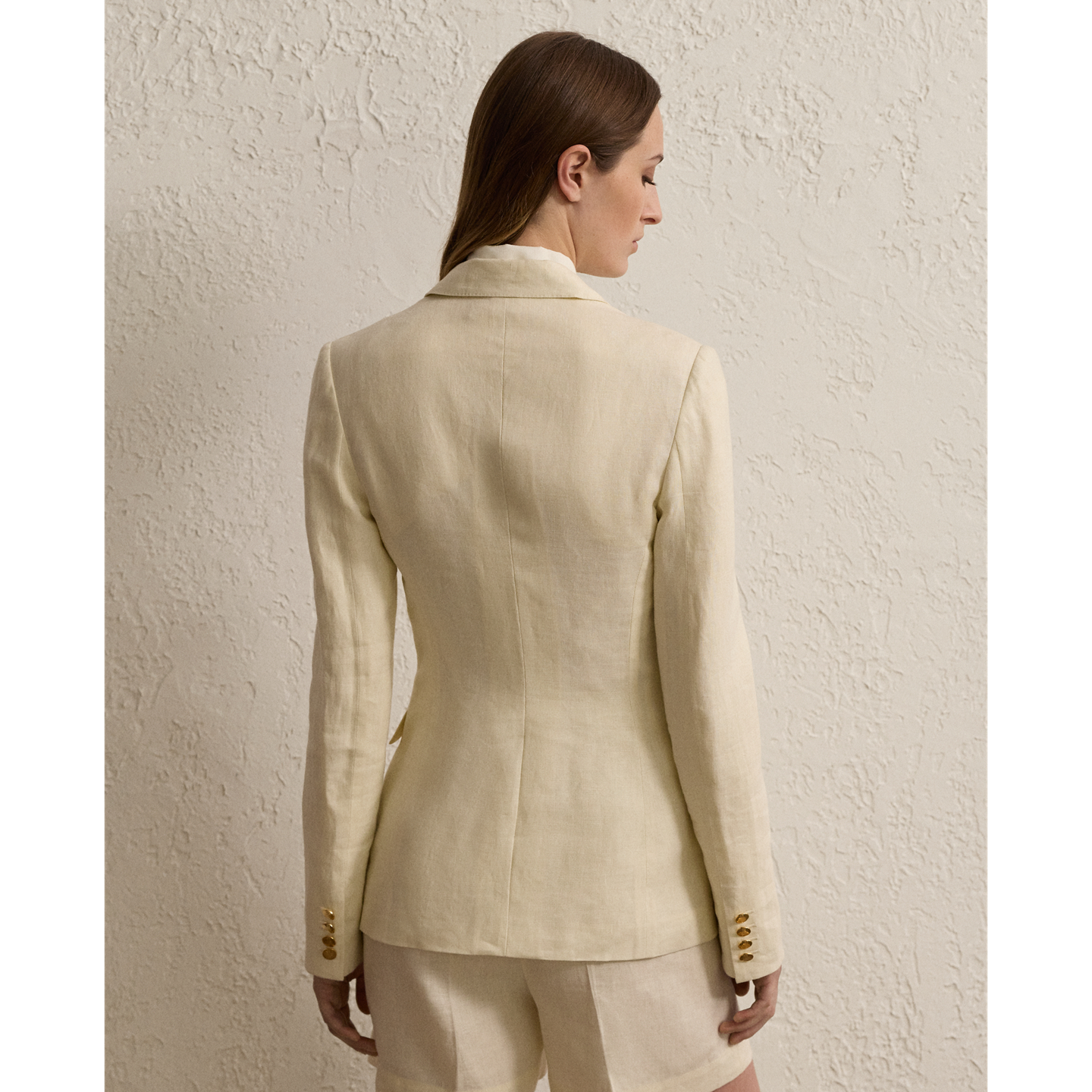 Женская куртка Ralph Lauren Camden Linen, цвет: Кремовый — фото 2