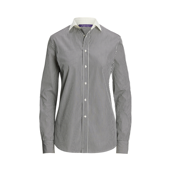 Chemise ray&eacute;e Destry en coton Ralph Lauren Collection en 1