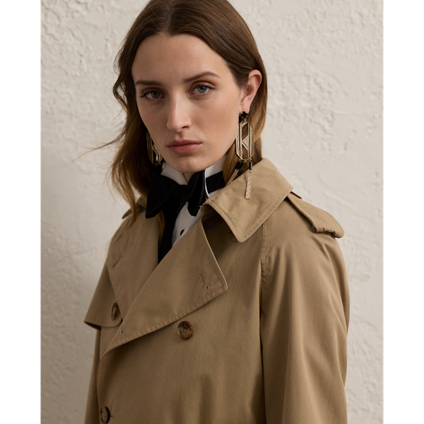 Niles Cotton Twill Trench Coat