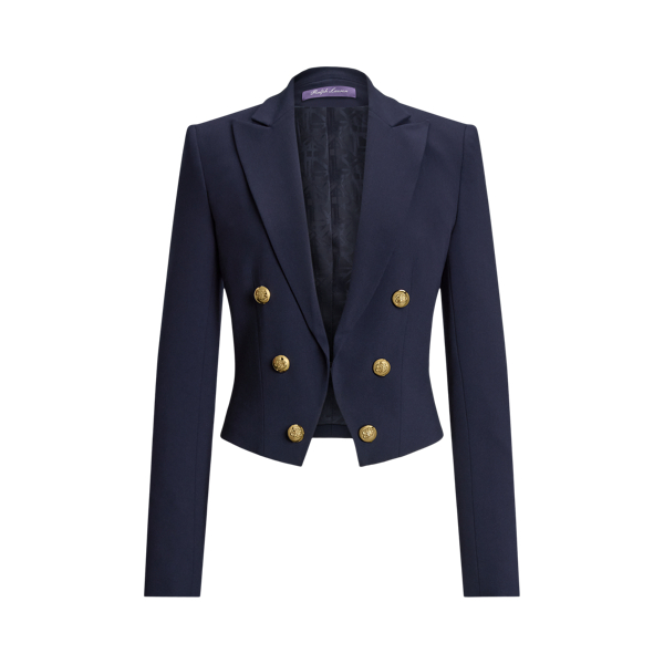 Smokingjacke Spencer aus Wollkrepp Ralph Lauren Collection in 1