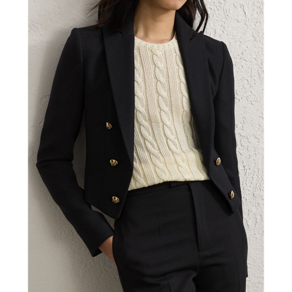 Spencer Wool Crepe Tuxedo Jacket