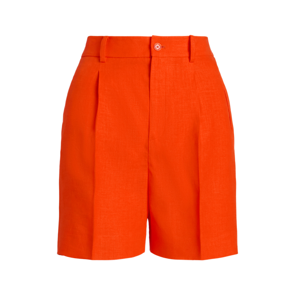 Tracy Pleated Linen Short Ralph Lauren Collection 1