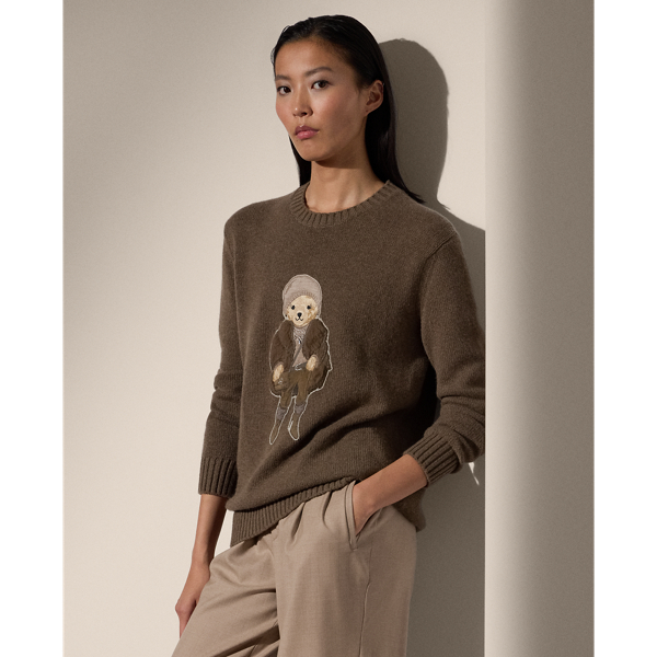 Ralph lauren bear jumper womens online