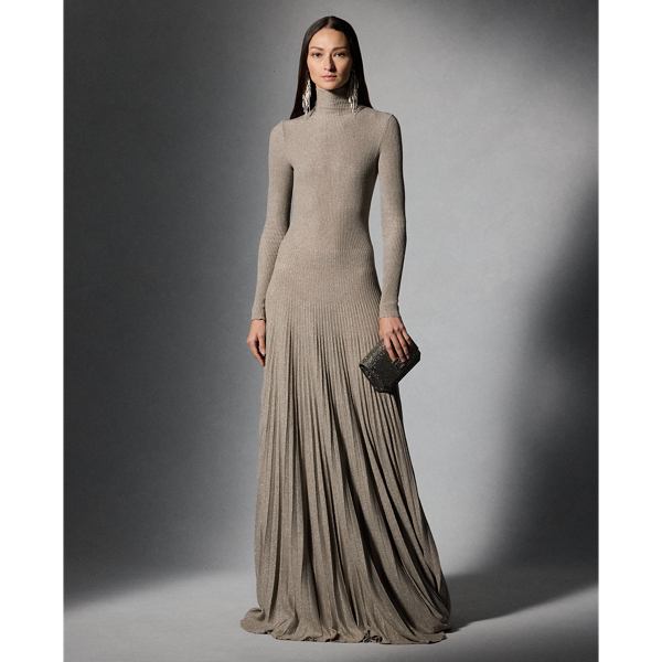 Turtleneck Sweater Evening Dress